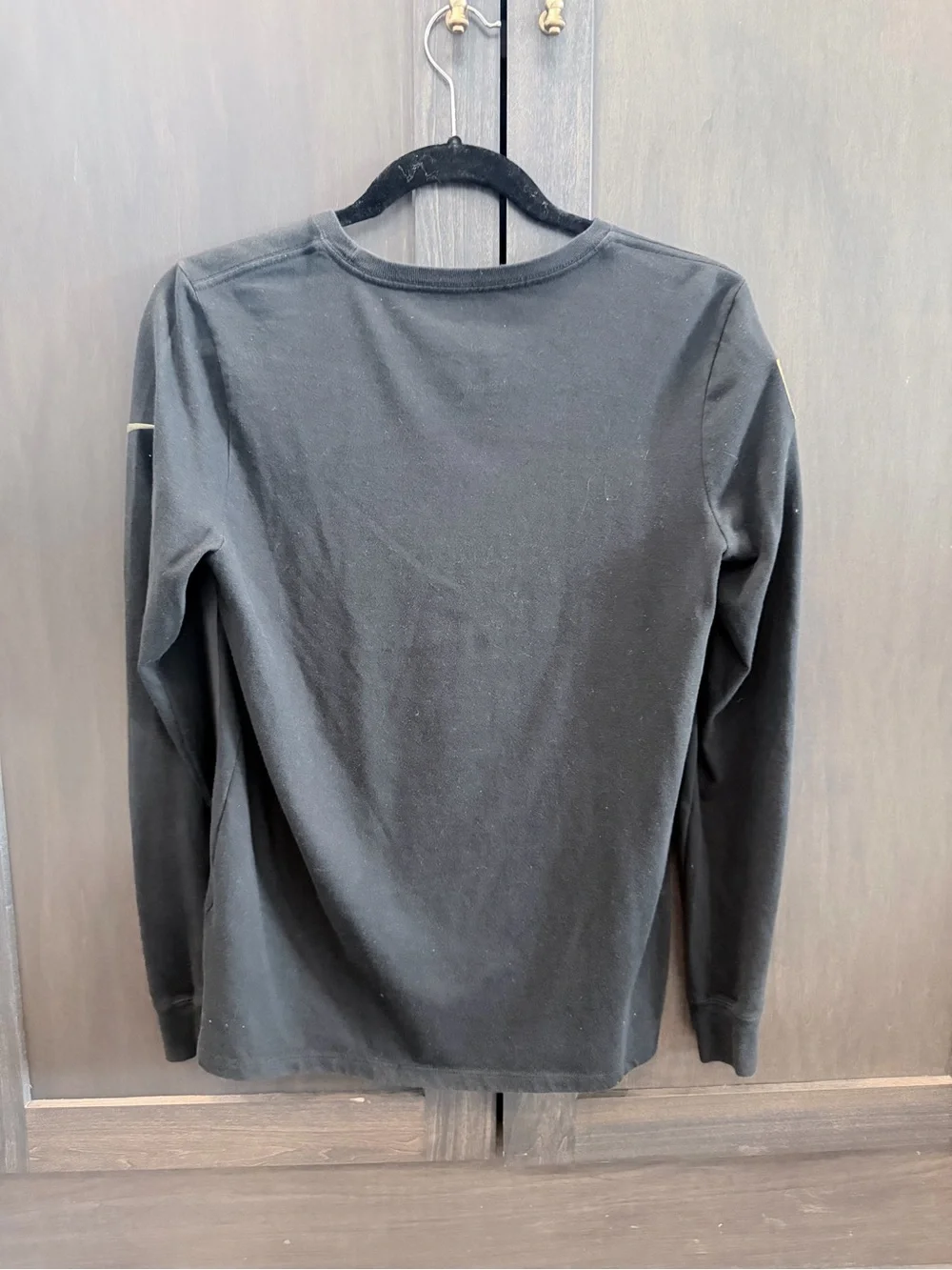 Youth XL Kansas City Chiefs Black Long-Sleeve Tee - Dri-Fit Onfield Apparel